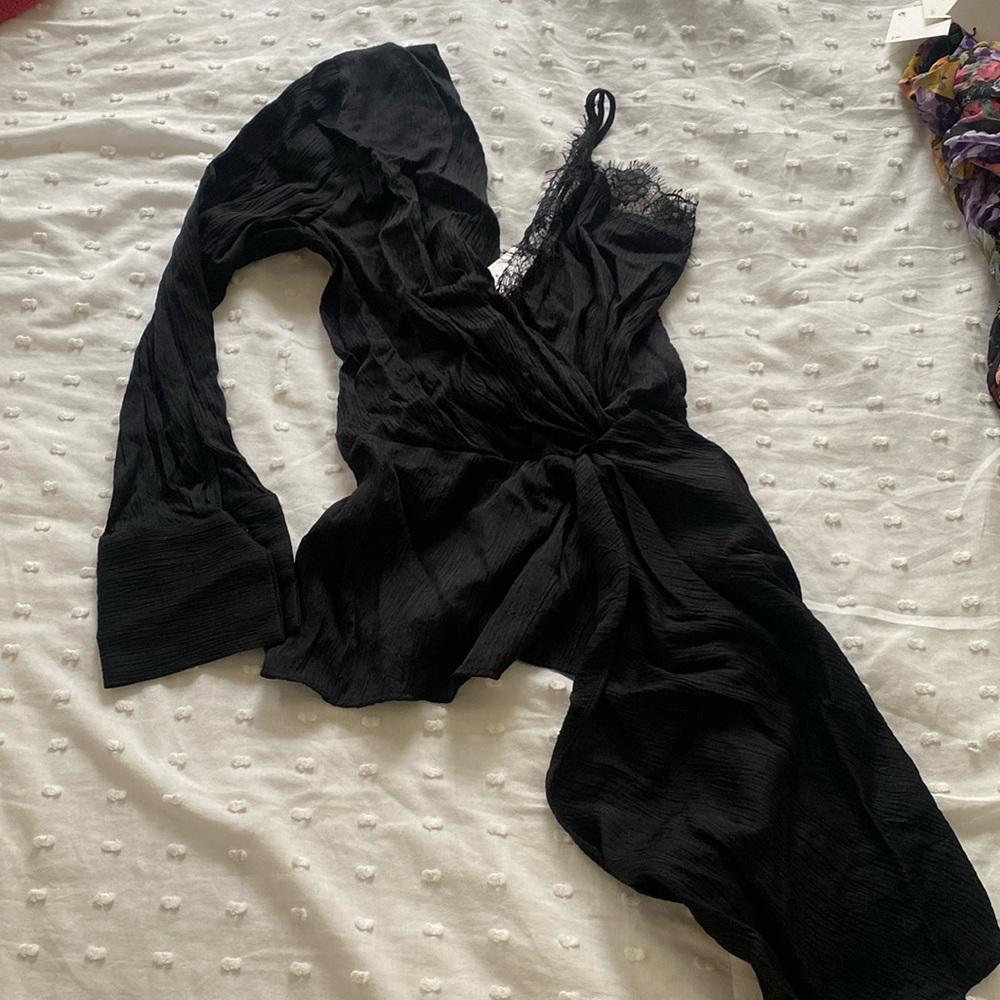 Asymmetric Zara top